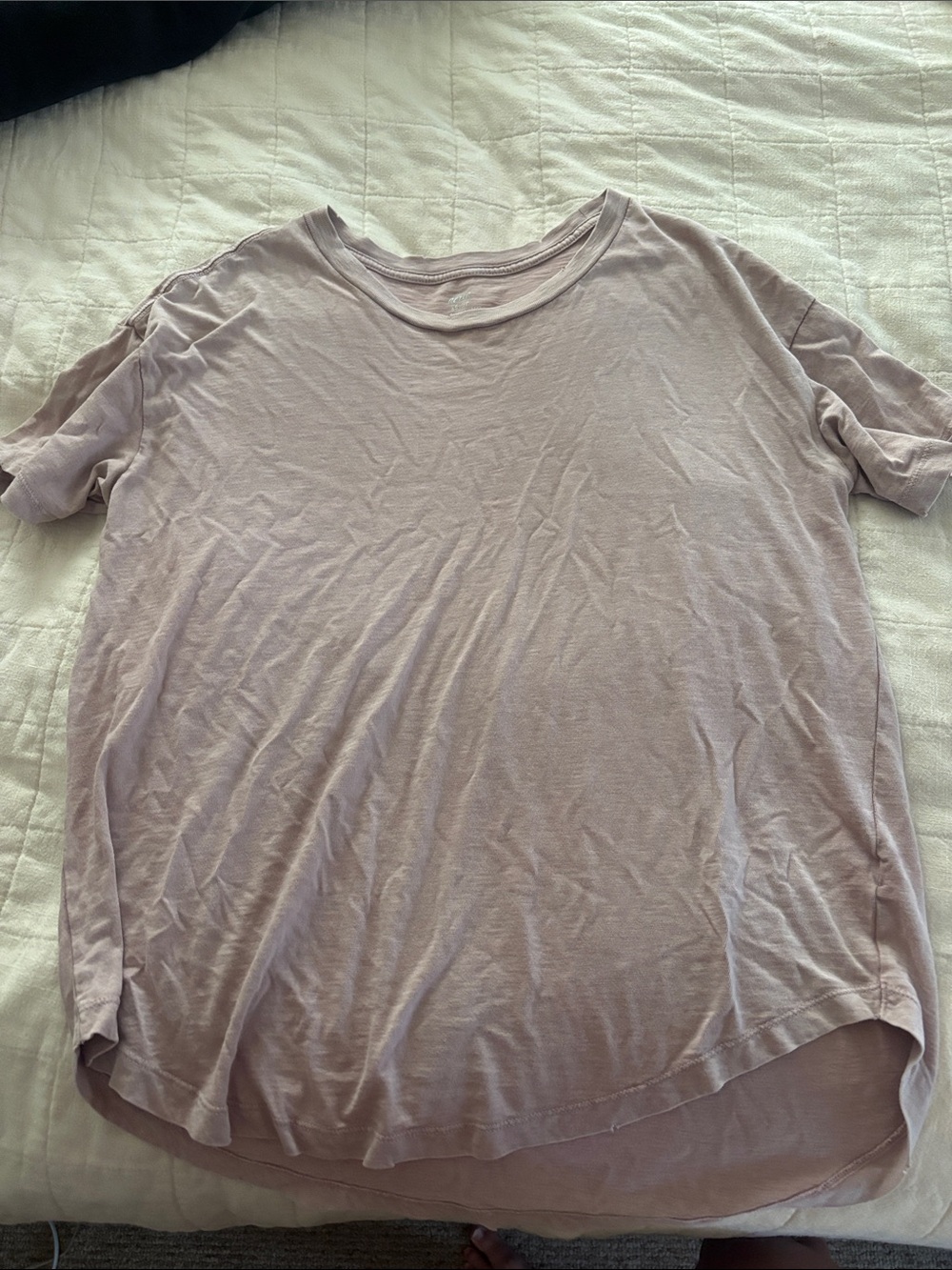 Aerie Casual Short Sleeve Women's Top in Dusty Pink - Oversized